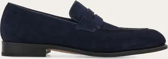 Ferragamo Men Tramezza Penny loafer Blue Size 10.5