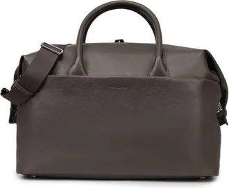 Hedgren Nostos Faux Leather Weekend Travel Bag in Espresso at Nordstrom