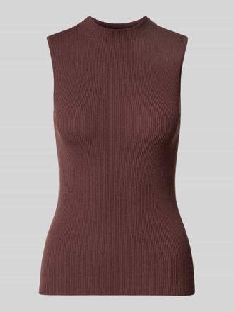 HUGO BOSS Slim Fit Top mit Mock-Neck Modell FESKIES in Schoko, Gr&ouml;&szlig;e XXL