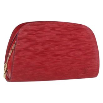Louis Vuitton Pre-owned Vintage Leren Clutch - Dames - Vintage Clutch - Rood - ONE Size - Leer - Vintage