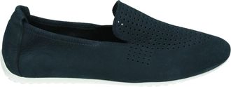 Arche Blauwe Instappers met Latex Zool - Dames - Loafers - Blauw - 39 EU - Leer - Schoenen
