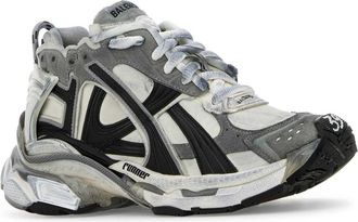 Balenciaga Womens Multicolor Runner Sneakers Greywhiteblack T Polyurethane Polyester