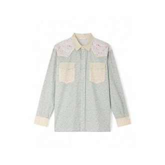 Mes Demoiselles... LUN Chemise - Dames - Blouses & Shirts - Veelkleurig - Maat: 2XS Katoen
