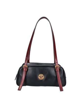 Versace Black Embl&egrave;me Rectangular Leather Bag