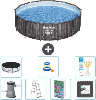 Bestway Piscina Bestway Steel Pro Max Redonda - 427x107 Cm - 8-piezas S525