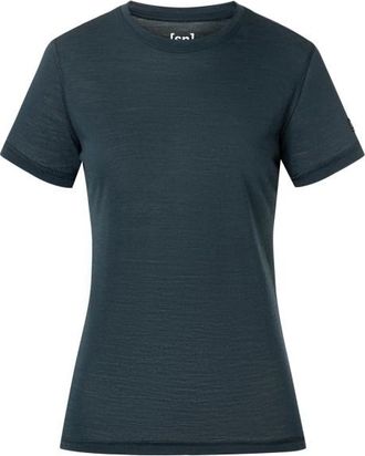 super.natural Sierra 140 Tee Merinoshirt f&uuml;r Damen | blau