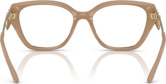 Michael Kors 0mk4140u Bold Cat-Eye Eyeglasses with Gold-tone Metal Arms