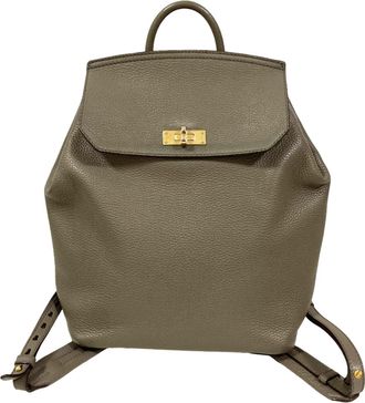Bally Grayish Backpack (Pre-Owned)