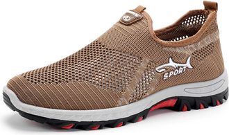 Generic Trainers Men Running Shoes Mens Extra Wide Fit Lightweight and Breathable Arch Support Road Athletic Comfortable Sneakers Outdoor Flat for Jogging Ten