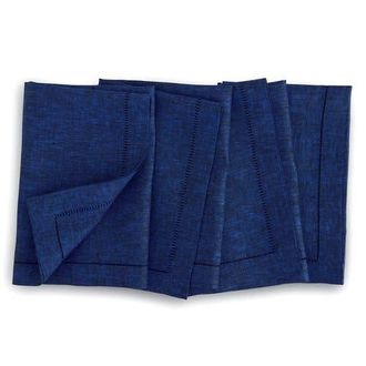 Solino Home Linen Dinner Napkins - Milan, 20 x 20 in Royal Blue at Nordstrom, Size Large