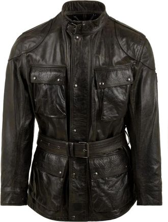 Belstaff Stijlvolle Lichte Jas - Heren - Zomerjassen - Groen - L - Katoen - Jassen