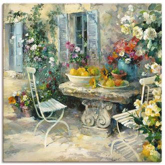 Artland Wandbild »Idyllischer Garten« Garten 1 Stk. tlg. als Leinwandbild, Poster, Wandaufkleber in verschied. Grössen