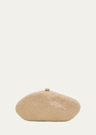 Cult Gaia The Caldera Rhinestone Acrylic Clutch Bag
