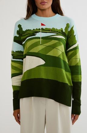 Beach Riot Callie Crewneck Sweater in Fairway at Nordstrom, Size X-Small