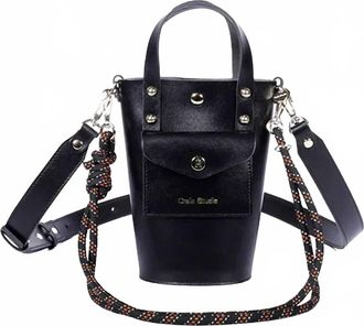CRAIE STUDIO Womens Nono Calf Leather Bag In Black /noir