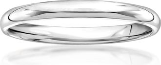 Ross-Simons Womens 2mm 14kt White Gold Wedding Ring