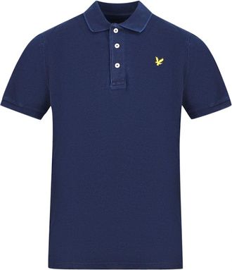 Lyle & Scott Mens Lyle & Scott Indigo Polo Shirt - Navy - Size: 38