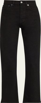 EB Denim High-Rise Straight Jeans