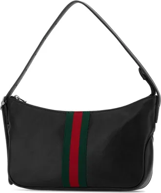 Gucci Mens Shoulder Bag Black Leather