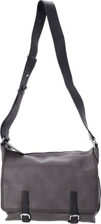 Loewe Leather Large Military Bag In Brown Leather (Authentic Pre-Loved)