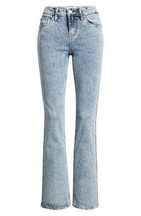 YMI Jessie Star Patch Mid Rise Bootcut Jeans in Light Blue at Nordstrom, Size 11