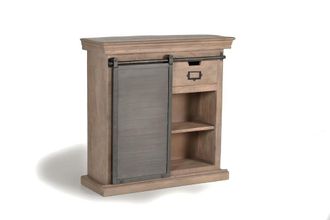 Giner&Colomer Consola madera de mango y patas de metal color natural