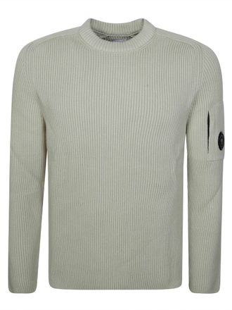 C.P. Company Full Rib Cotton Patch Pocket Crewneck Sweater