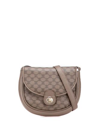 Celine 2002 Macadam leren crossbodytas - Bruin