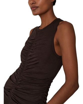 Reiss Simone Ruched Wool-Blend Vest