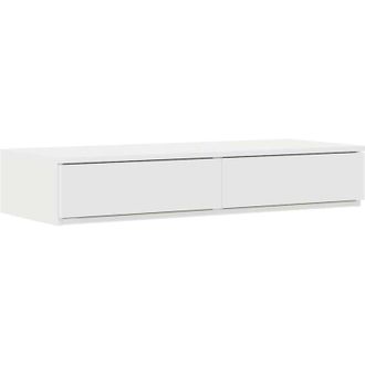 vidaXL Bed Drawers White 75 x 36.5 x 16.5 cm Engineered wood Vidaxl