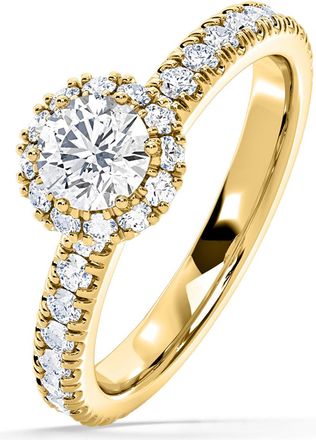 The Diamond Store Alessandra Lab Diamond Engagement Ring 18K Gold 1.10CT F/VS1