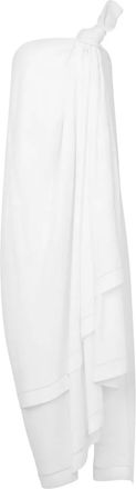 Moschino Abito lungo drappeggiato - Bianco