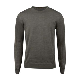 Stenströms Green Merino Wool Crew Neck Jumper