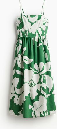 H&M Midi-Trägerkleid - Green