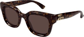 Gucci Brown Square Ladies Sunglasses GG1828S 002 49