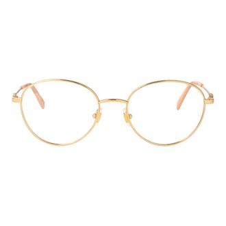 Valentino Garavani Glasses, female, Yellow, Size: 52 MM Vg0031O Optical Frame