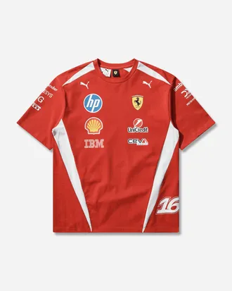 Puma Scuderia Ferrari HP Replica Leclerc T-Shirt Red