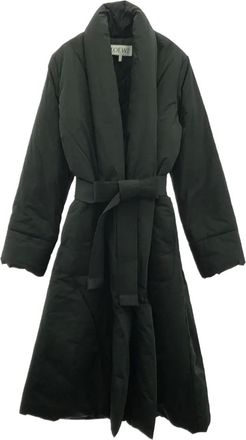 Loewe Cappotto imbottito con cintura anni 2010 - Nero