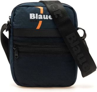 Blauer Schoudertas met Meerdere Compartimenten - Heren - Portefeuilles - Blauw - ONE Size - Accessoires