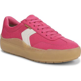 Dr. Scholls Time Off Win Low Top Sneaker in Dark Pink at Nordstrom, Size 7.5