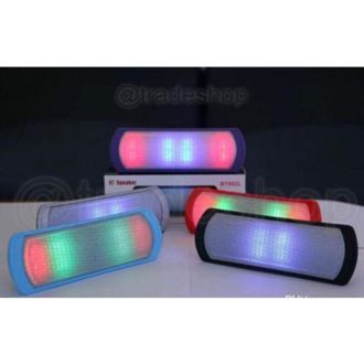 Trade Shop Altavoz Bluetooth Fm Tf Usb Altavoz Smartphone Tablet Recargable Led