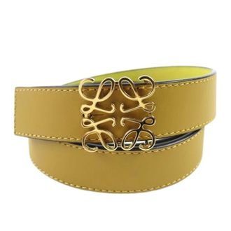 Loewe Pre-owned Leather Belt - female - Loewe Pre-owned - Vintage Belts - Green - ONE SIZE - Pre-owned