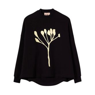 Plan C Mujer, Sudaderas, Negro, Talla: S