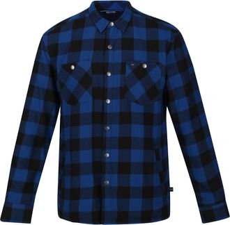 Regatta Mens Thamos Long Sleeved Checked Shirt Cathay Spice Check M