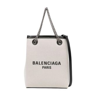 Balenciaga Phone Holder Crossbody Bag - female - Balenciaga - Shopping Bags - Beige - ONE SIZE - Bags
