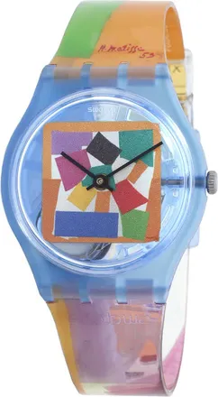 Swatch Matisses Snail Quartz Unisex Watch SO28Z127