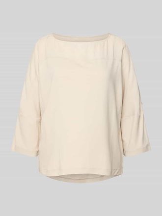 OPUS Relaxed Fit Blusenshirt mit 3/4-Arm Modell Sumana in Beige, Gr&ouml;&szlig;e 38