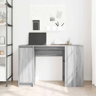 Berkfield Home Durable Desk Grey Sonoma 120x42x76 cm Engineered Wood | Size: 120 x 42 x 76 cm