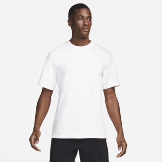 Nike Mens Primary Dri-FIT Short-Sleeve Versatile Top in White | DV9831-100