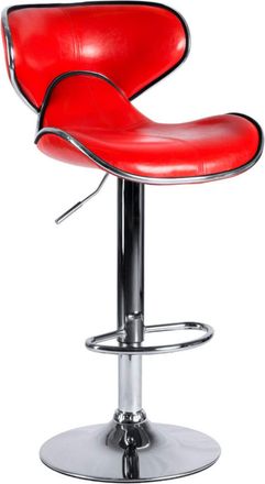 Regalos Miguel Pack 6 Taburetes color rojo en polipiel